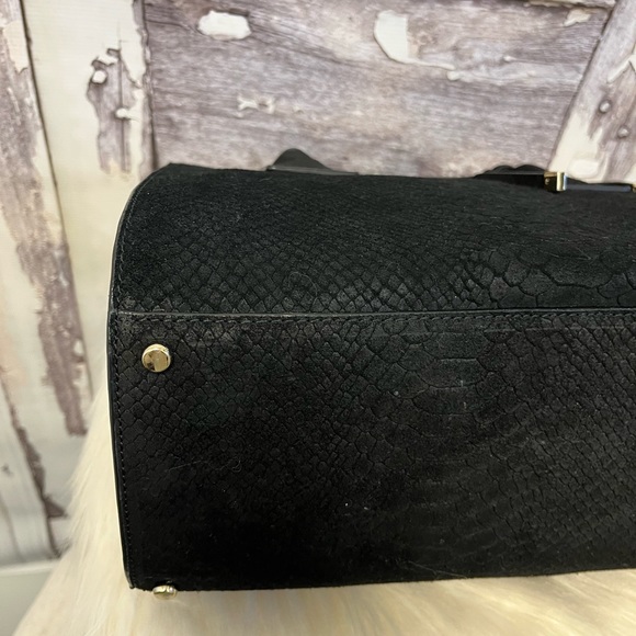 Kate Spade Elsie Street Exotic Merriweather Black Matte Satchel - Picture 3 of 11